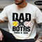 Funny Baseball Dad shirt for Men, Dad of Boths Tshirt, Baseball Softball Dad Shirt, Twin Dad Shirt, New Dad Est 2024, Custom Kids Names Tee.jpg