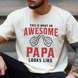 funny papa shirt, fathers day shirt for men, gift for dad, papa birthday gift, fathers day gift from kids, gift for him