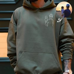 custom photo hoodie for dad, fathers day sweatshirt, personalized dad portrait, fathers day gifts, dad birthday gifts,