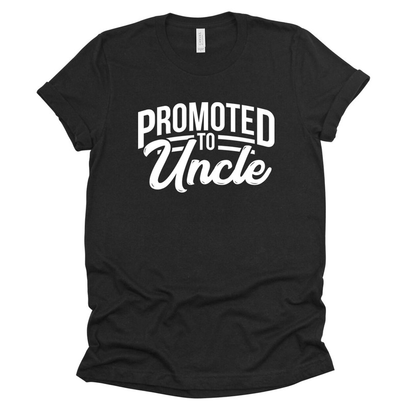 Promoted To Uncle Mens T-Shirt Funny Unisex tee Fathers Day Dad Gift Brother husband Gifts New Uncle Baby Pregnancy Announcement tee shirts.jpg