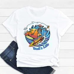 dad life surfing t-shirt, surfing father shirt, best dad surfing gift shirt, gift for dad, fathers day shirt, dad funny