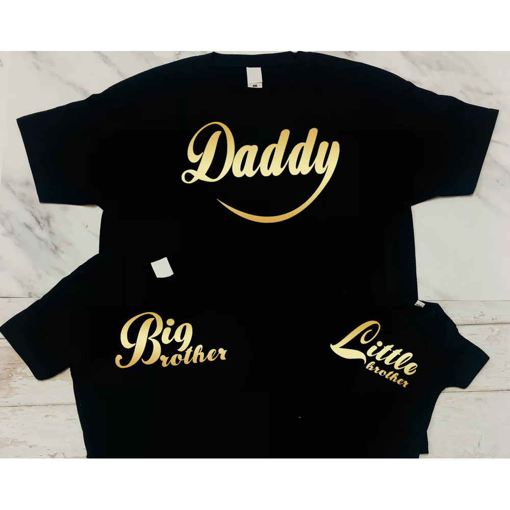 Father's day Matching Shirt, Big Brother Shirt, Little Brother Shirt, Daddy And Sons Shirt, Father Days Shirt, Matching Family Shirts.jpg