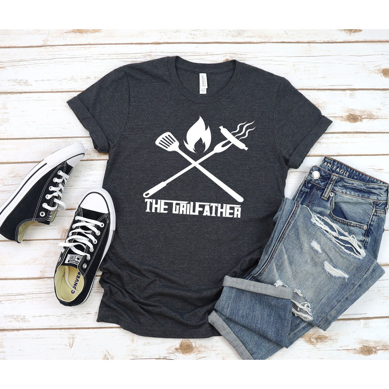 The Grillfather Shirt, Grilling Dad Shirt, Father's Day Shirt, Dad Barbecue Shirt, Funny Dad T-Shirt, Gifts For Dad, Gifts For Him, Dad Tee.jpg