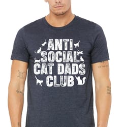 anti social cat dads club - comfort colors funny cat dad shirt - cat dad shirt for fathers day gift - cat lover gifts