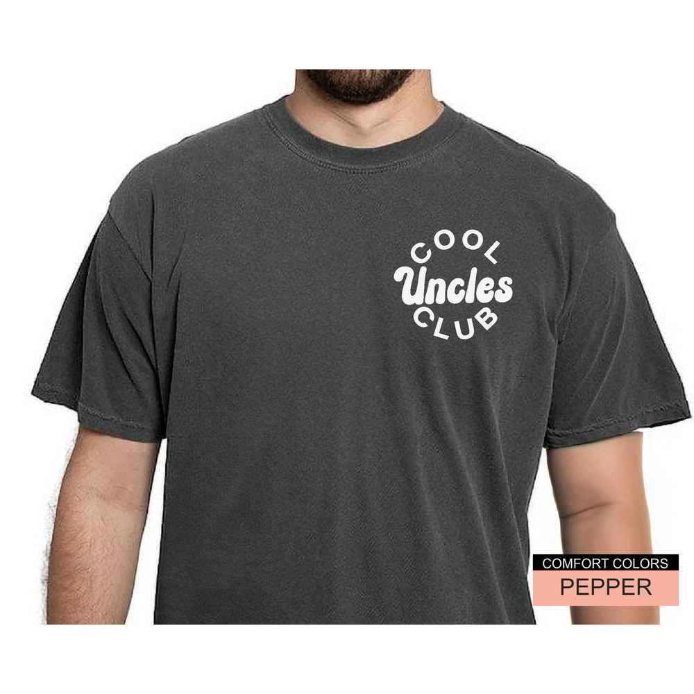 Cool Uncles Club Shirt - Pregnancy Announcement T-Shirt for Uncle - Uncle Gift From Nephew Niece.jpg