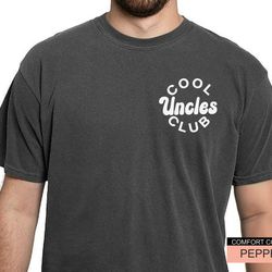 cool uncles club shirt - pregnancy announcement t-shirt for uncle - uncle gift from nephew niece