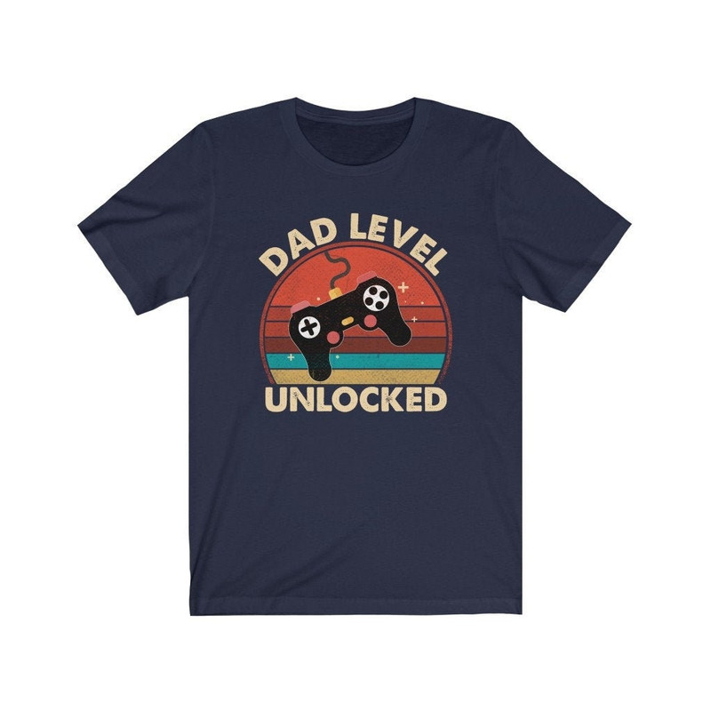Dad Level Unlocked Shirt, New Dad Announcement Shirt, Funny New Dad Shirt, First Time Dad Tshirt, Father's Day Gift Idea.jpg