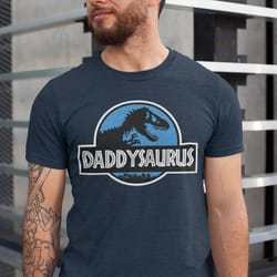 daddysaurus shirt fathers day gifts, daddy saurus funny fathers day dinosaur shirt for dad