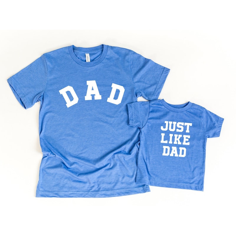DadJust Like Dad-Father and Son Shirts Father's Day Gift Father and Daughter Shirts, Matching Daddy Baby Shirts Infant Bodysuit.jpg