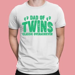 dad of twins shirt, fathers day shirt, dad of twins funny t shirt, surprise pregnancy gift for dad, funny t shirts for