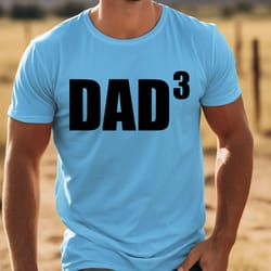 dad to the third shirt, dad humor shirts, dad of three shirt, father of three shirt, fathers day gift, vintage dad