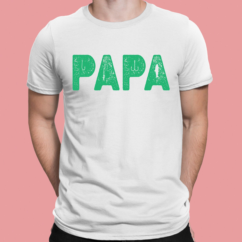 Fishing Papa Shirt, Mens Fishing T shirt, Funny Fishing Shirt, Father's Day Gift, Fisherman Gifts, Present For fisherman.jpg