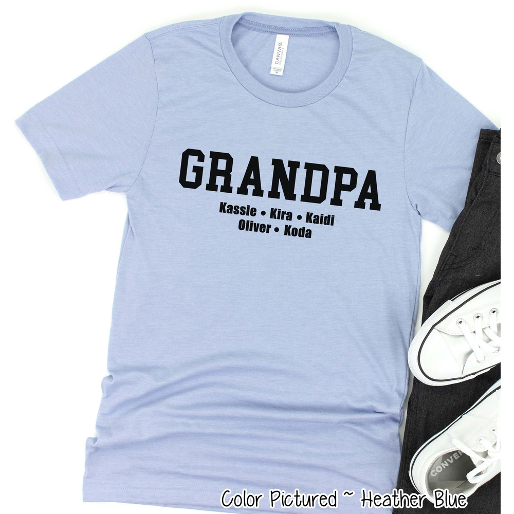 Custom Grandpa Shirt, Personalized Grandpa Shirt with Kids Names, Father's Day Gift for Grandpa, Fathers Day Shirt, Birthday Gift For Him.jpg