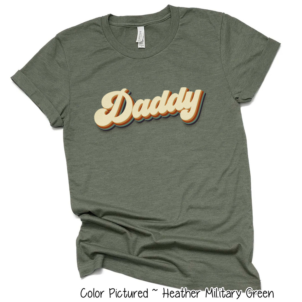 Custom Retro Daddy Shirt, Personalized Daddy Shirt , Father's Day Gift for Daddy, Fathers Day Shirt, New Daddy Shirt, Birthday Gift For Him.jpg