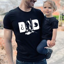 dad and daughter fisherman shirt, fathers day shirt, daddy shirt, gift for daddy, fishing dad shirt, fishing gift, reel