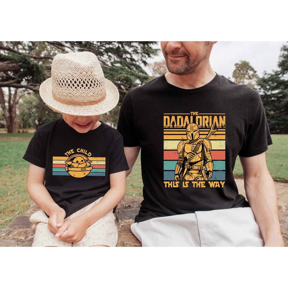 Dadalorian And The Child Matching Shirt, Fathers Day Shirt.jpg