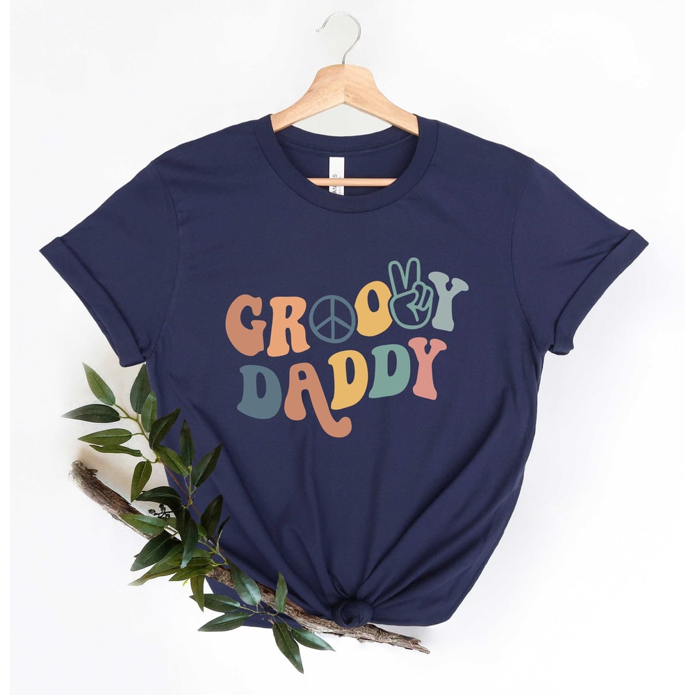Groovy Dad Shirt, Groovy Shirts, Gift For Daddy, Gift For Dad, Groovy One Shirt, Family Matching Shirts, Groovy Party Shirts, Hippie Daddy.jpg