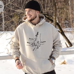 personalized dad sweatshirt custom dad est sweater with kids names on sleeve fathers day gift for dad established new