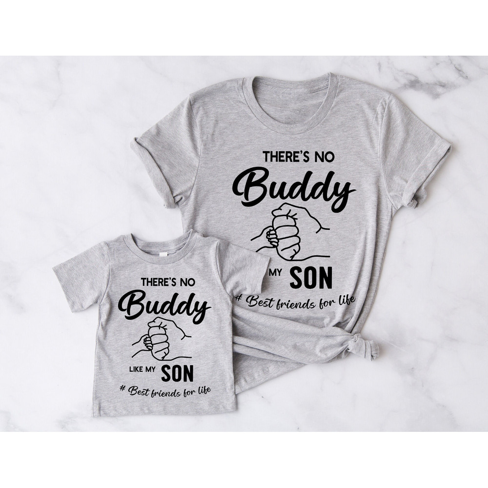 Daddy And Buddy Matching Shirts, Daddy's Boy Shirt, Fathers Best Friend, Fist Bump Sweatshirt,Fathers Day Gift, Dad Son Matching Sweatshirt.jpg