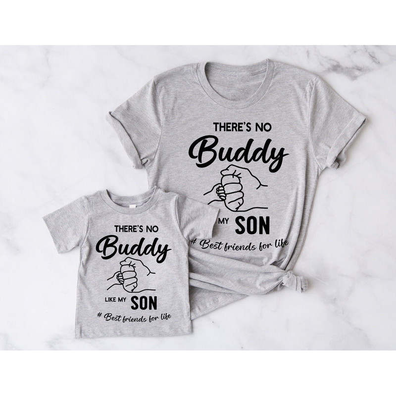Daddy And Buddy Matching Shirts, Daddy's Boy Shirt, Fathers Best Friend, Fist Bump Sweatshirt,Fathers Day Gift, Dad Son Matching Sweatshirt.jpg