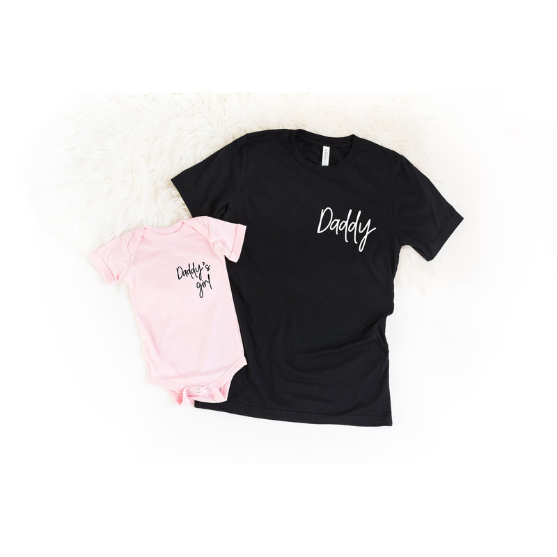 Daddy's Girl Shirt ,Daddy Script Shirt,Gift from Daughter Shirt ,Father's Day Shirt, Gift for Father's Day ,Matching Daddy and Girl shirts.jpg