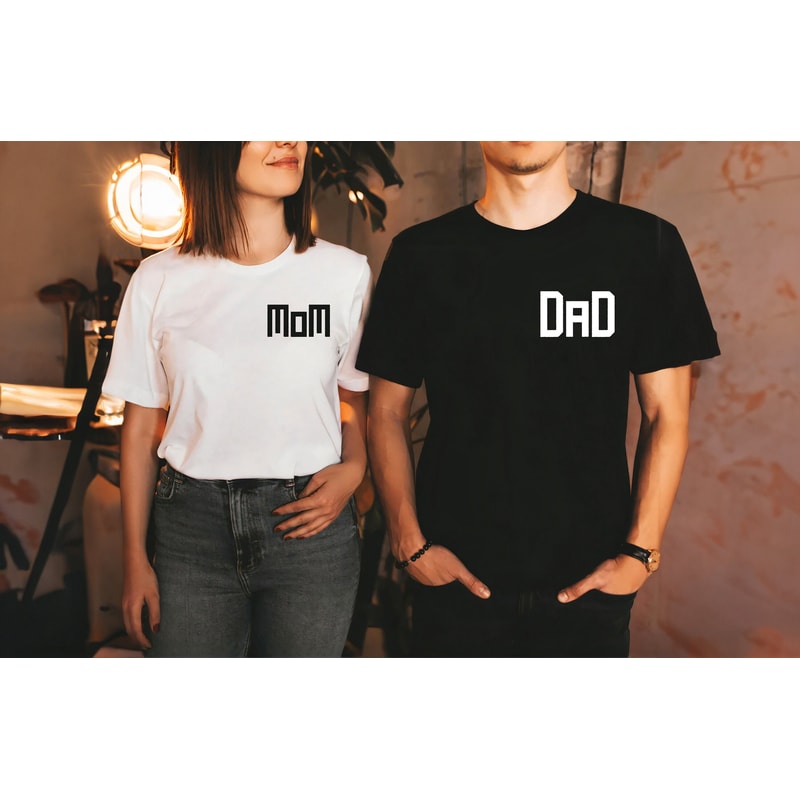 Fathers Day Family Matching T-shirt, Family Sweatshirt,Daddy's Little Man, Daddy's Little Girl, Happy Fathers Day, Husband Gift, Dad Sweat 1.jpg