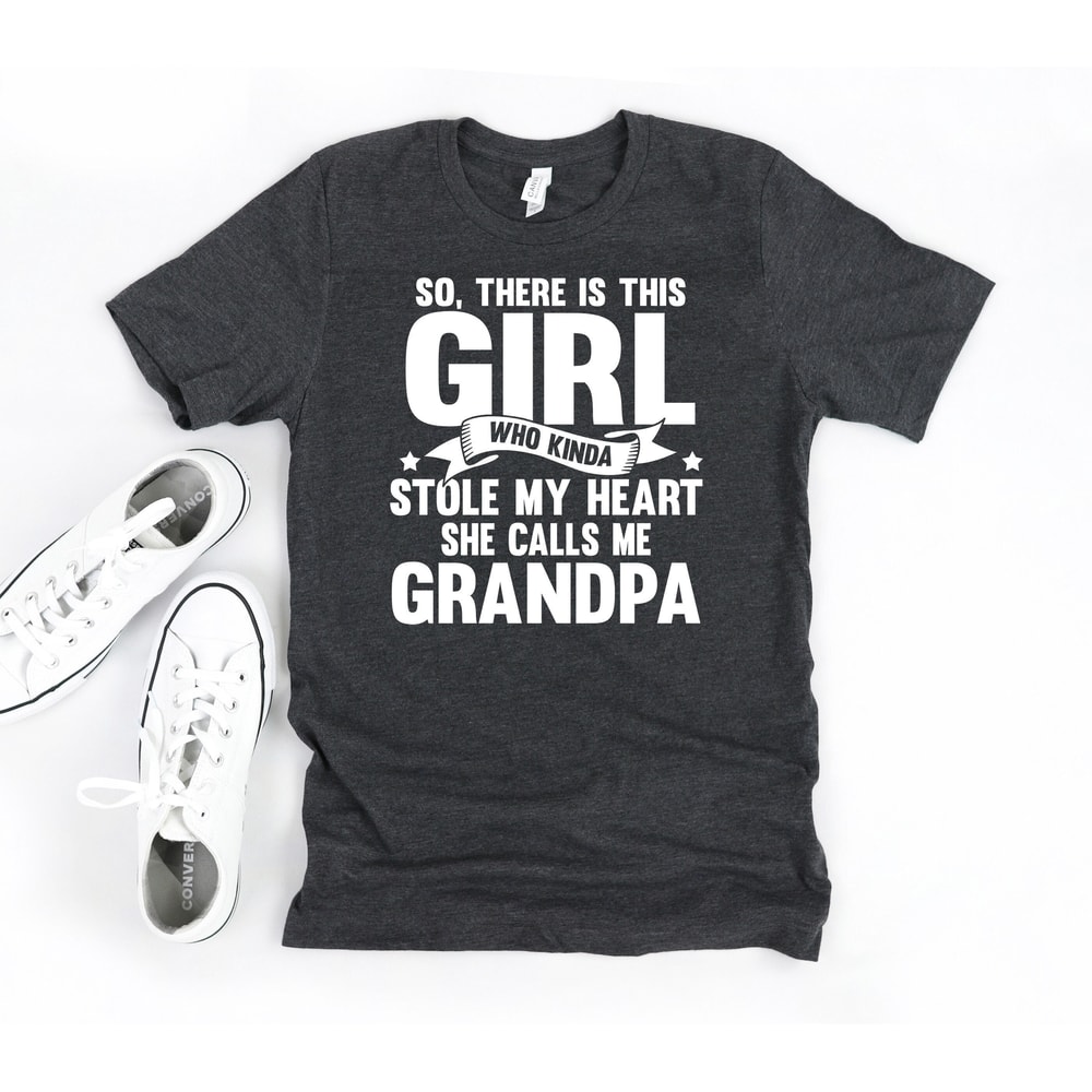 Grandpa Shirt, This Girl Calls Me Grandpa, Father's Day Gift, Grandpa Birthday, Grandfather Tee, Gift For Grandpa, Girl Grandpa Sweatshirt.jpg