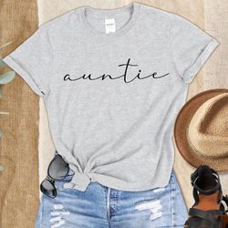 Auntie Shirt Aunt Gift Auntie Established Shirt Aunt Shirt Christmas Gift Aunt Gift for Sister Pregnancy Announcement Sh