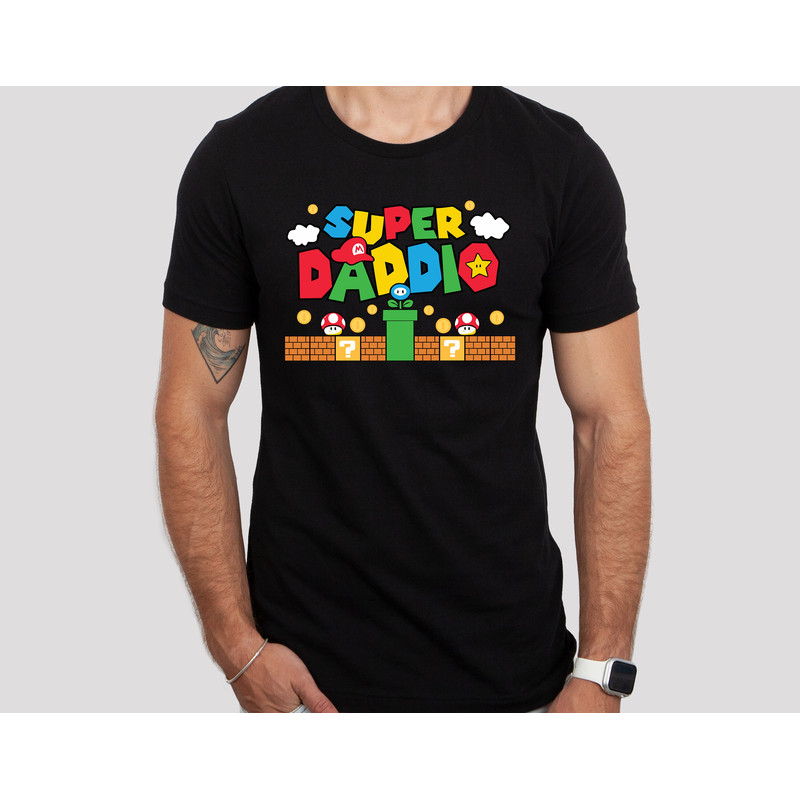 Super Daddio Shirt, Funny Dad Shirt, Gamer Shirt, New dad Shirt, Best Dad Shirt, Super Dad Shirt, Cool Dad Shirt, Super Daddio Gift.jpg