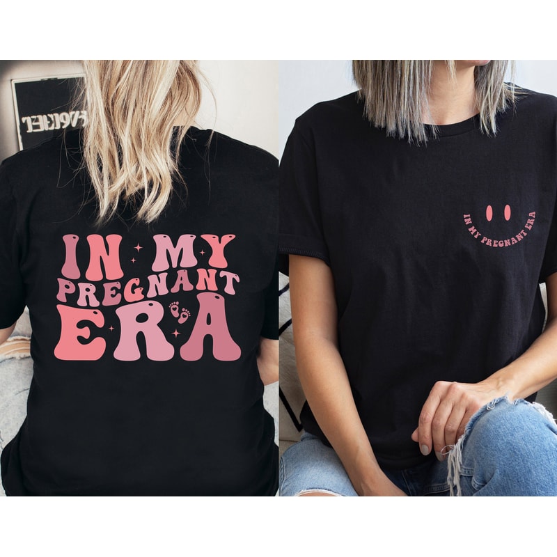 In My Pregnant Era Shirt, Funny Pregnant Shirt, Pregnancy Announcement Shirt, Pregnancy Shirt,New Mom Shirt,Mom To Be Shirt,Gift For New Mom.jpg