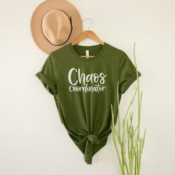 chaos coordinator shirt, funny mothers day shirt, mothers day gift idea, mom coffee lover shirt, gift ideas for mom, cra