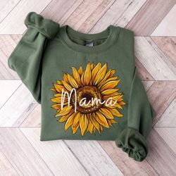mama sunflower sweatshirt, heart mama shirt, love mothers day shirt, mom mama mommy love shirt, mothers day crewneck, mo