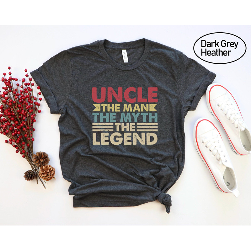 Uncle The Man The Myth The Legend Shirt, Best Uncle Tshirt, Funny Shirt for Men, New Uncle Gift Tee, Retro Uncle Shirt, Legend Uncle Shirt.jpg