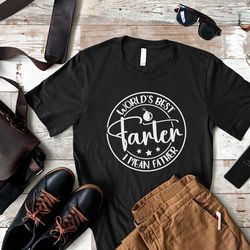 worlds best farter, funny fathers day shirt for dad, best dad gift from daughter, birthday shirt for new dad, husband bi