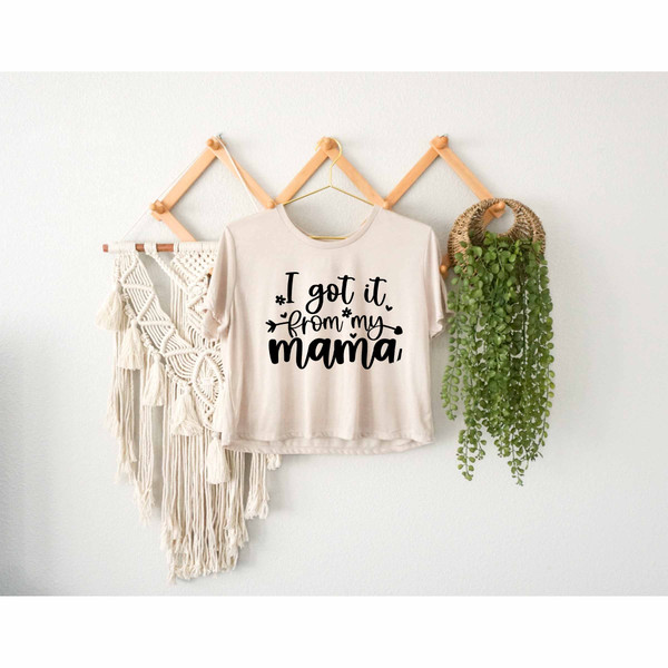 From my Mama Crop Top, Mother and Son Crop Top, New Mommy Crop Top, Custom Mother Crop Top, Mom And Daughter Crop, Mother Life, Promoted Mom.jpg