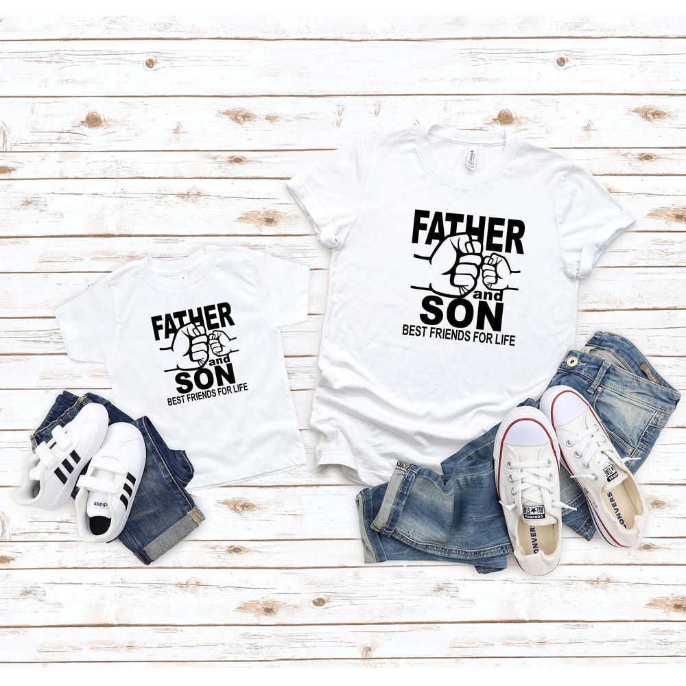 Father And Son Best Friends For Life Shirt, Father's Day Gift, Father's Day Shirt, Gift For Dad, Dad Best Friend, Daddy Gift, Dad Shirt.jpg