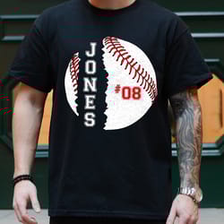 custom baseball shirt for dad, fathers day tshirt, personalized baseball dad shirt, fathers day gifts, dad birthday gift