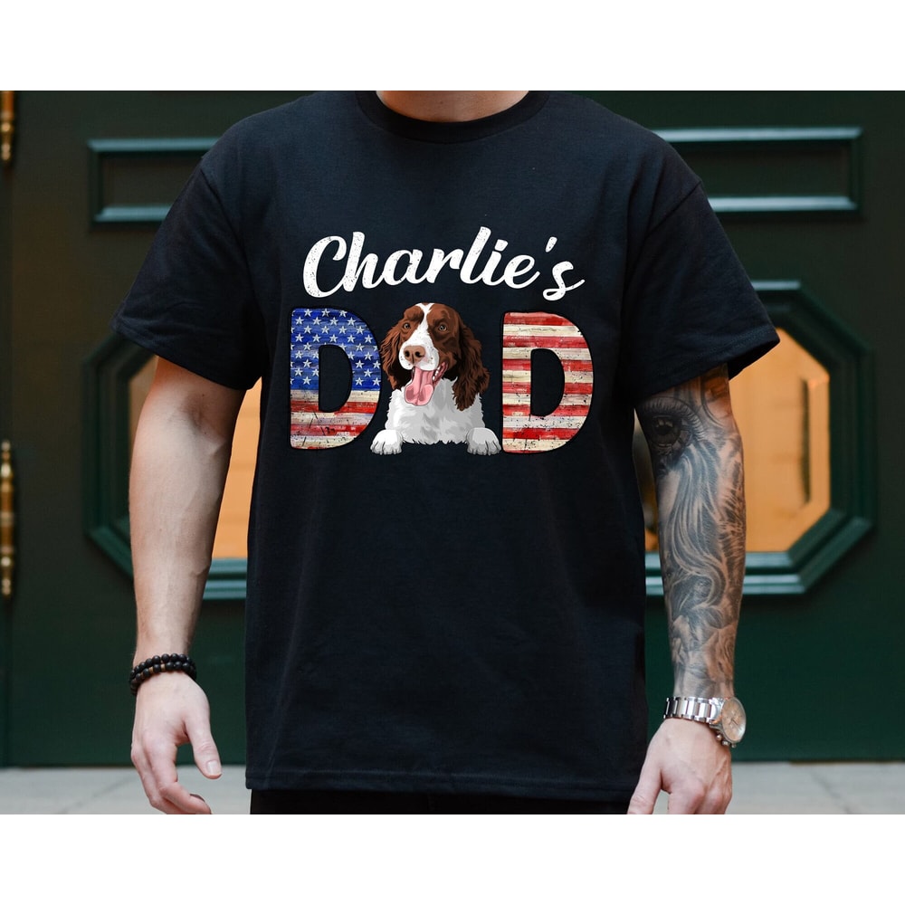 Custom Dog Dad Shirt, Personalized Dad Shirt with Pet Portrait, Fathers Day Gift for Dog Lover, Dog Owner Gifts, Dog Dad Sweatshirt, Dad Tee.jpg