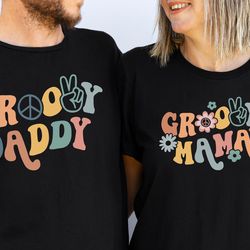 groovy family matching shirts, birthday groovy retro wild shirts, retro camp girl birthday, groovy mama, groovy one,