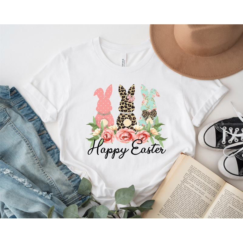 Happy Easter Bunny Shirt, Happy Easter Shirt, Bunny Shirt, Easter Bunny Shirt, Happy Easter, Easter Matching Shirt, Cute Easter Shirt.jpg
