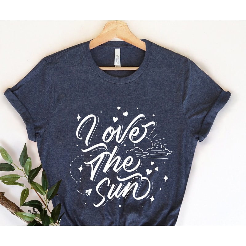 Love the Sun - Love by the Moon T-Shirt, BohoBohemian T-Shirt, Graphic T-Shirt, Gift for Her, Birthday Gift.jpg