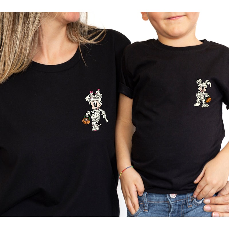 Matching Halloween Mickey and Minnie Disney Couple Shirt, Disneyland Shirts, Couple Shirt, Matching Couples Shirts, His and Hers.jpg