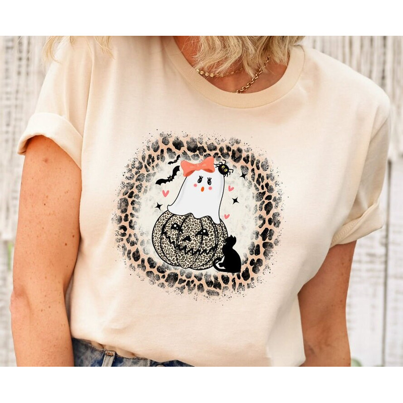 Mommy and Me Matching Halloween T-shirt, Pretty BOO Girls T-shirt, Cute Shirt For Halloween, Trendy Fall Shirt, Spooky Season Tee.jpg