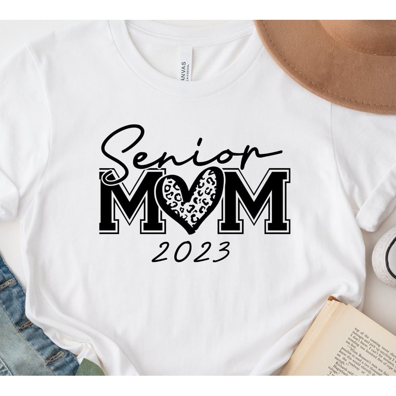 Senior Mom 2023 shirt, Senior Mom Leopard Heart shirt, Graduation shirt -Graduate 2023 Shirt, Senior Mom Shirt Shirt, Trendy grad 2023 shirt.jpg