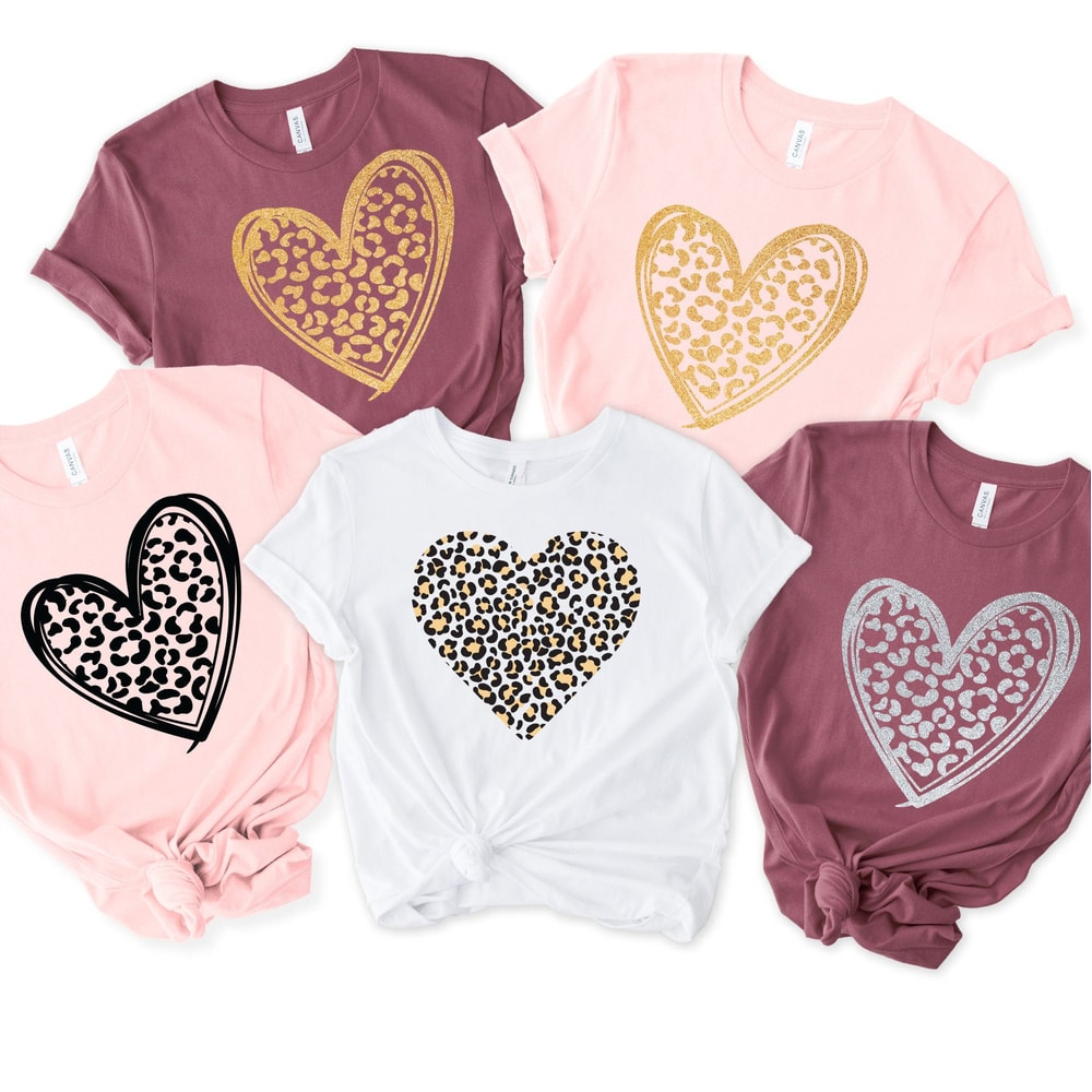 Valentine's Day Heart t-shirt,Leopard Love Heart Shirt,Valentines Day Shirts For Woman,Valentines Day Gift,Happy Valentine's Day Shirt 1.jpg