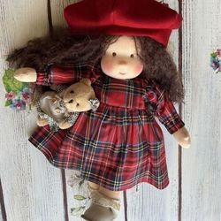 Waldorfdoll Handmade Skirt Dress Up Doll DIY Children's Gift