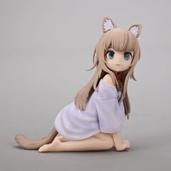 VKEIZBI Beauty Girl Series, Figure, Soybean Powder, Anime Game Characters, Room Decoration, About 4.7in High, Computer D