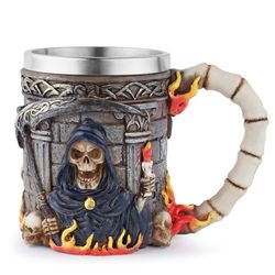 Resin Crafts Dark Wizard Mug Beer Mug Wine Bar Decoration Wine Set Creative Gift