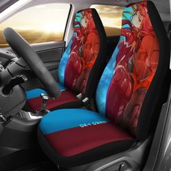 zero two sexy anime girl car seat covers fan gift