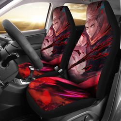 yuji itadori anime car seat covers jujutsu kaisen seat covers